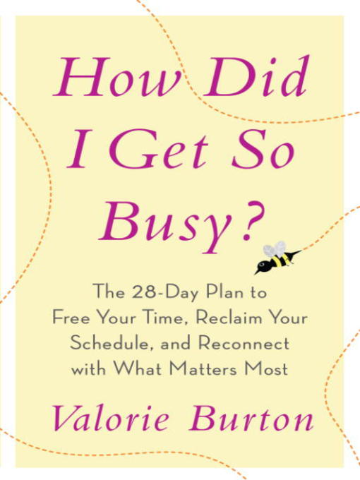 Cover image for How Did I Get So Busy?